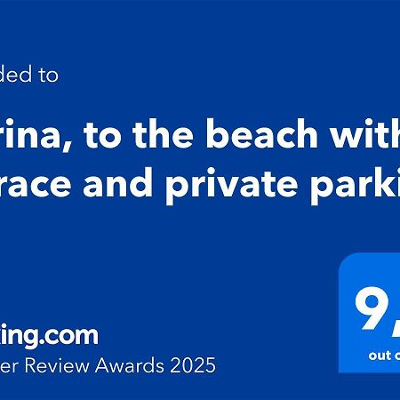 Karina, To The Beach With Terrace And Private Parking Савона Екстериор снимка