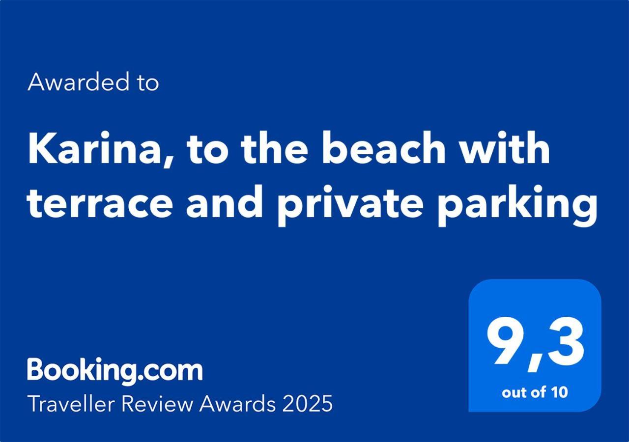 Karina, To The Beach With Terrace And Private Parking Савона Екстериор снимка